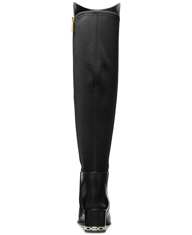 Women's June Leather Knee High Riding Boots Black/Scuba - 3