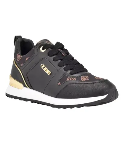 Women's Kadlin Logo Detailed Retro Jogger Sneakers-Black Logo Multi - 1