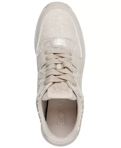 Women's Kamay Lace-Up Wedge Sneakers - Hemp - 4