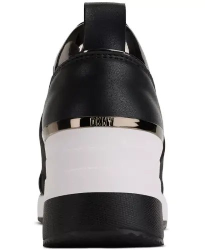 Women's Kamryn Slip-On Logo Wedge Sneakers - 6