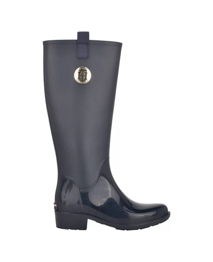 Women's Karissa Pull On Rain Boots Dark Blue - 2