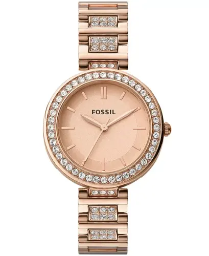 Women's Karli Three Hand Rose Gold Stainless Steel Watch 34mm-Rose Gold - 1