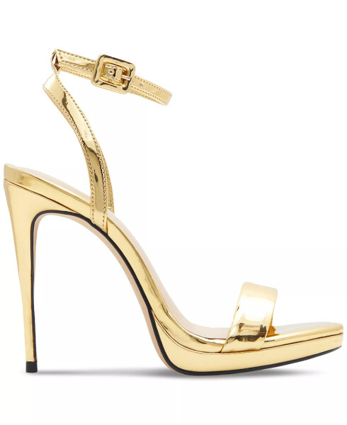 Women's Kat Two-Piece Platform Dress Sandals Gold Metallic - 2