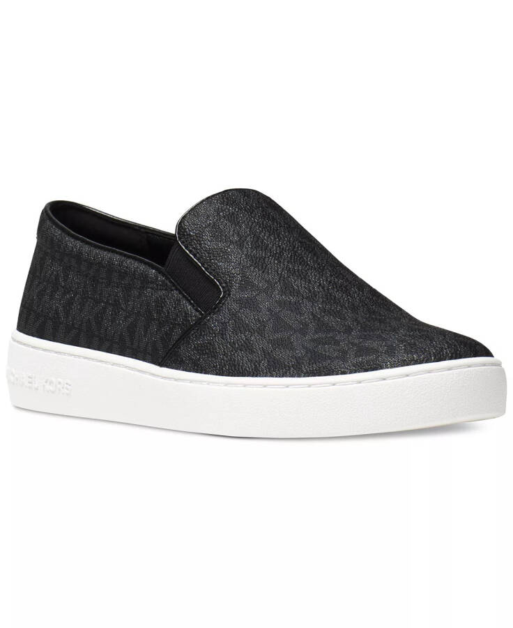 Women's Keaton Slip-On Logo Sneakers Black Logo - 4