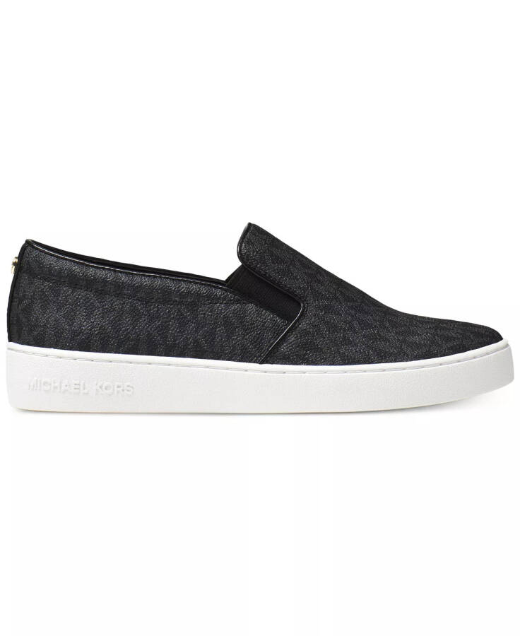 Women's Keaton Slip-On Logo Sneakers Black Logo - 5