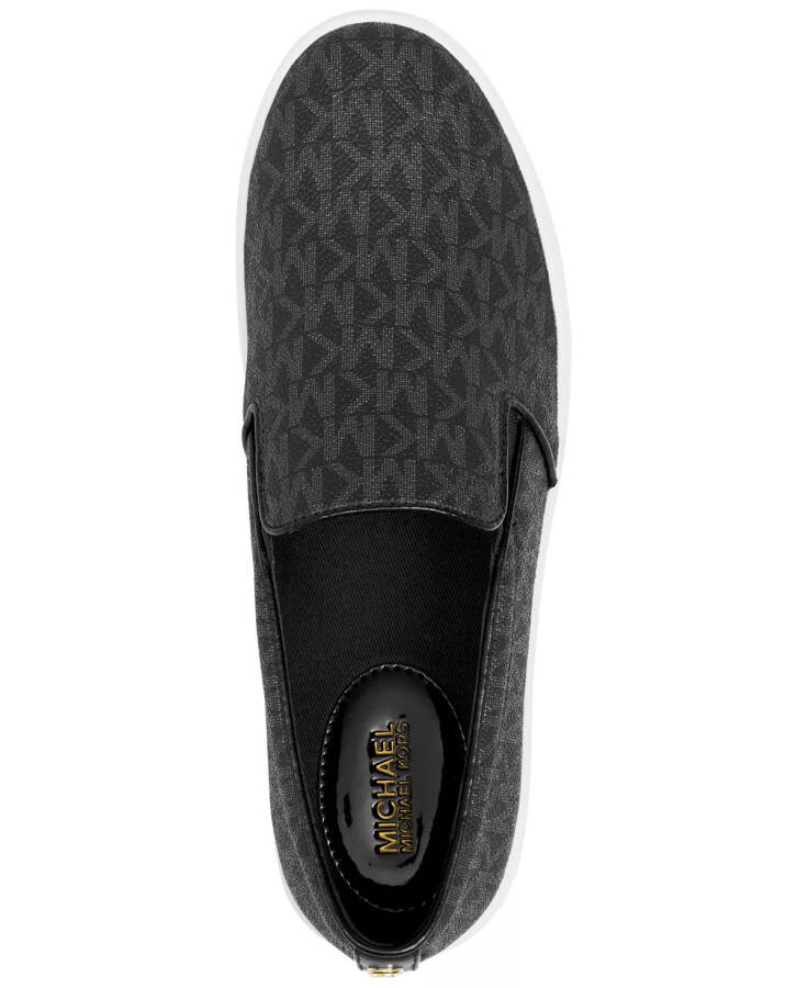 Women's Keaton Slip-On Logo Sneakers Black Logo - 3