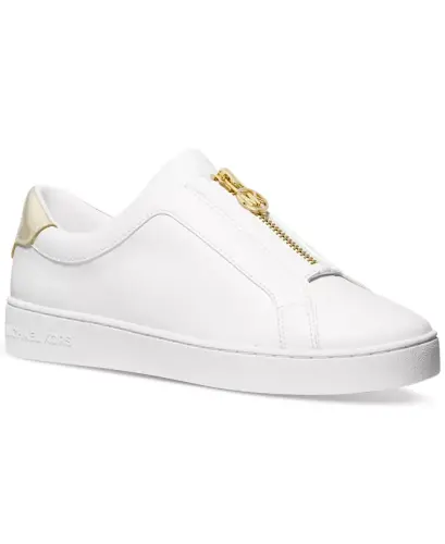 Women's Keaton Zip Slip-On Sneakers-Pale Gold 
