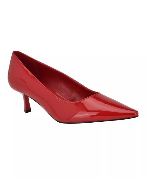 Women's Kierra Slip-On Pointy Toe Dress Pumps Medium Red Patent - 1