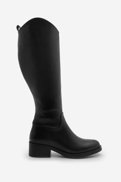 Women's Knee-High Zippered Casual Boots - 3