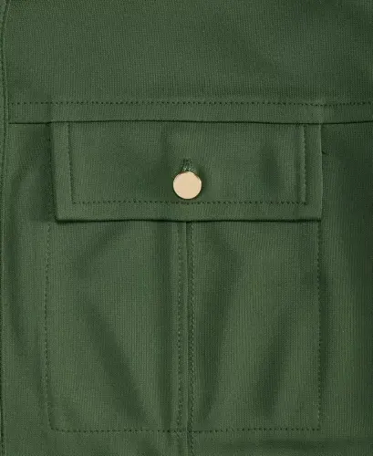 Women's Knit Utility Shirt, Exclusively at Modazone - Forest Hollow - 4