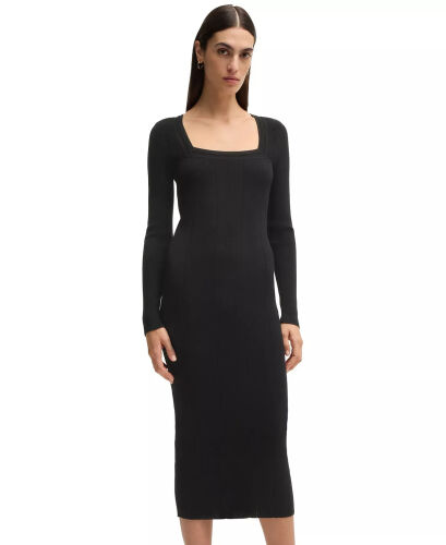 Women's Knitted Relaxed-Fit Dress - HUGO BOSS