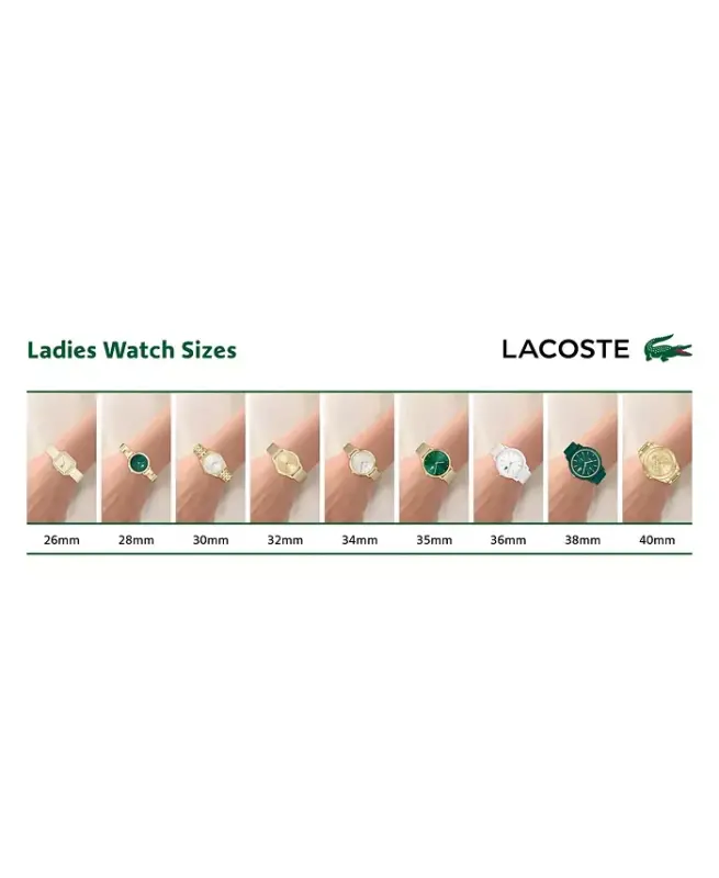 Women's L.12.12 Black Silicone Strap Watch 36mm-Black - 4