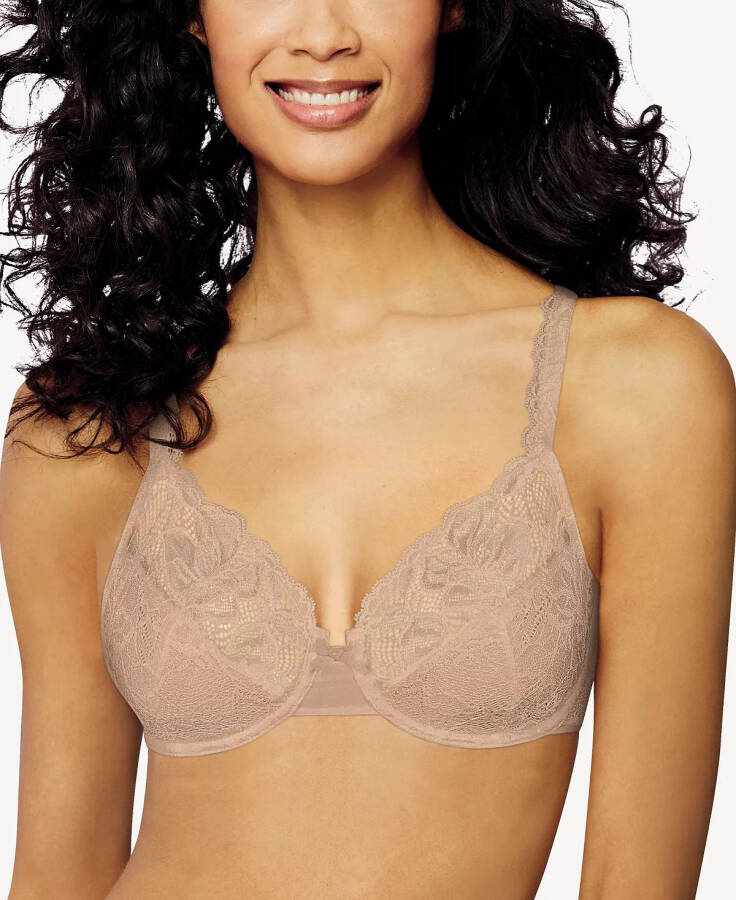 Women's Lace Desire 2-Ply Underwire Comfort Bra 6543 Evening Blush - 1