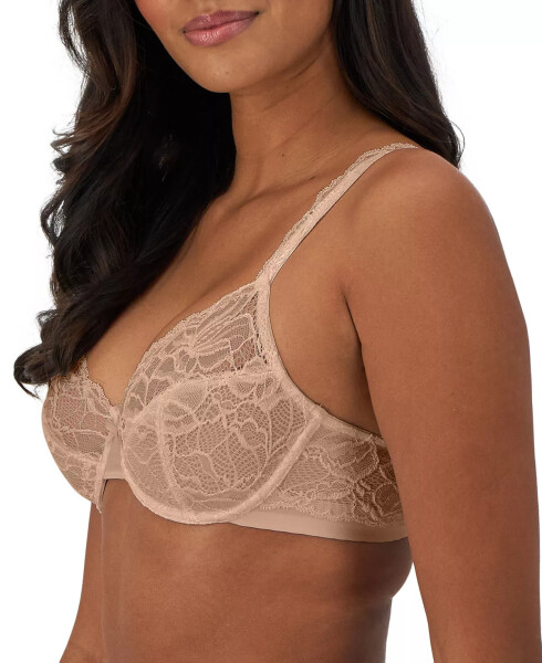 Women's Lace Desire 2-Ply Underwire Comfort Bra 6543 Evening Blush - 4