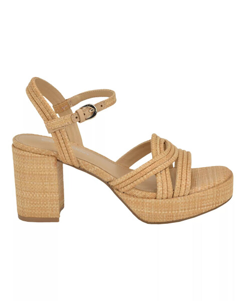 Women's Lailly Strappy Platform Sandals Medium Natural - Manmade with Textile Sole - 2