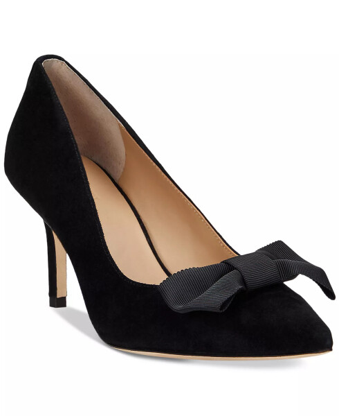 Women's Lanette Pointed-Toe Bow Pumps Black - 1