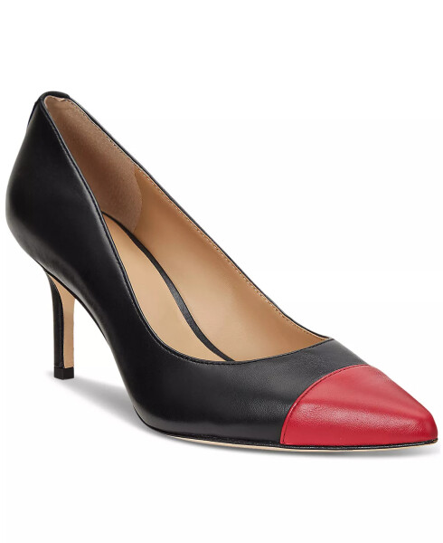 Women's Lanette Pointed Toe Pumps Black, Festive Red - 1