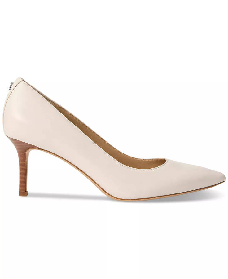 Women's Lanette Pointed Toe Pumps Soft White Leather - 2