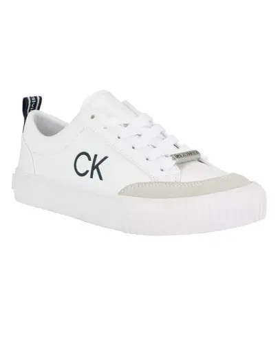 Women's Lariss Round Toe Lace-up Casual Sneakers-White Multi - Manmade and Suede - 1