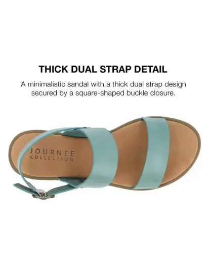 Women's Lavine Double Strap Flat Sandals - 9