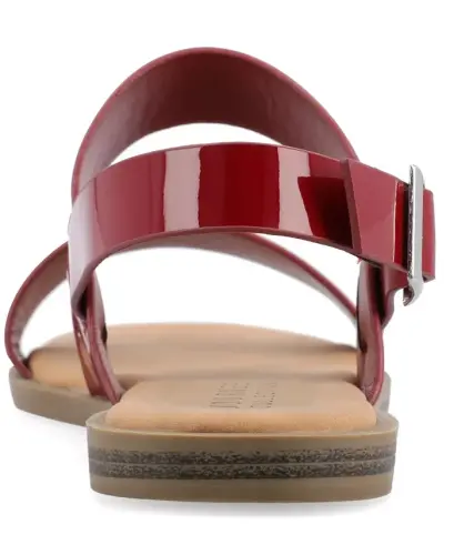 Women's Lavine Double Strap Flat Sandals - JOURNEE COLLECTION (1)