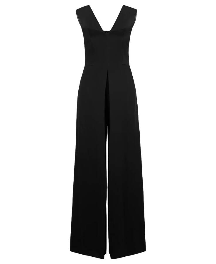 Women's Layered Effect Jumpsuit Black - 2