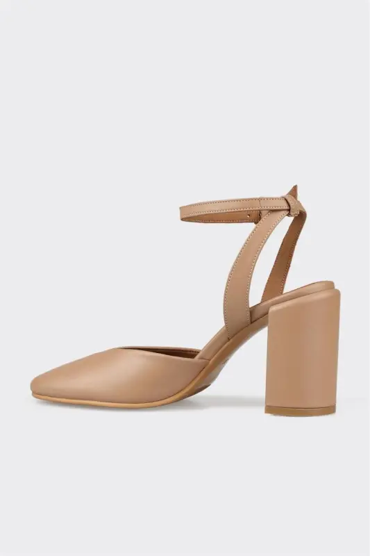 Women's Leather High Heels - 3