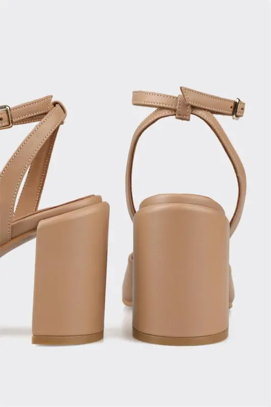 Women's Leather High Heels - 4