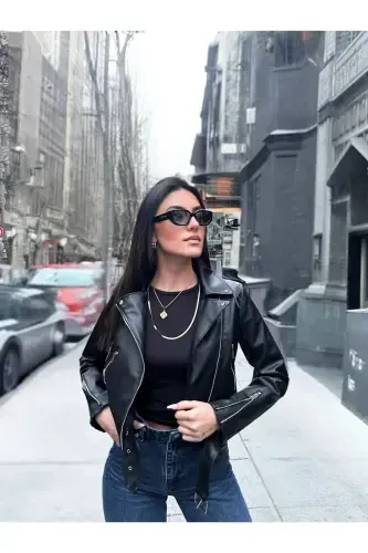 Women's Leather Jacket - 6