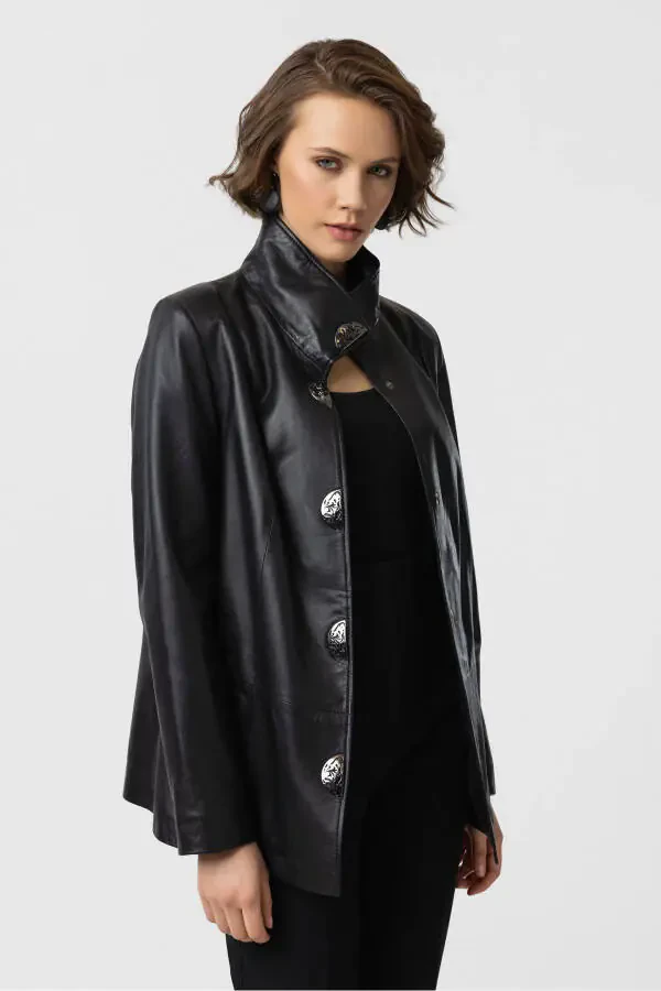 Women's leather jacket - 2