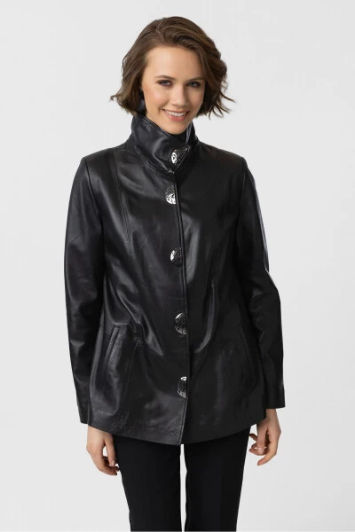 Women's leather jacket - 5