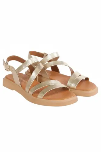 Women's Leather Sandals D25YS-5005-B - 8