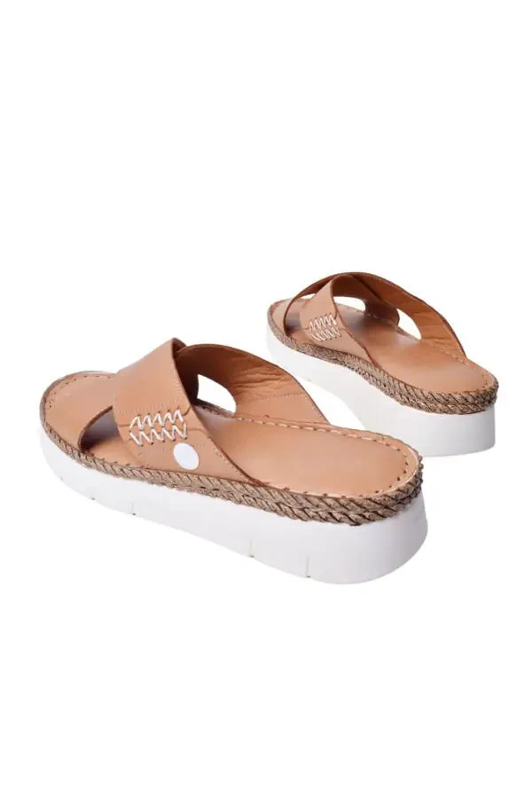 Women's Leather Slippers D25YT-1390 - 4