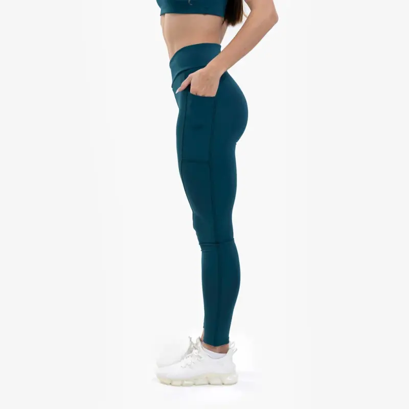Women’s Leggings - PETROL - 2