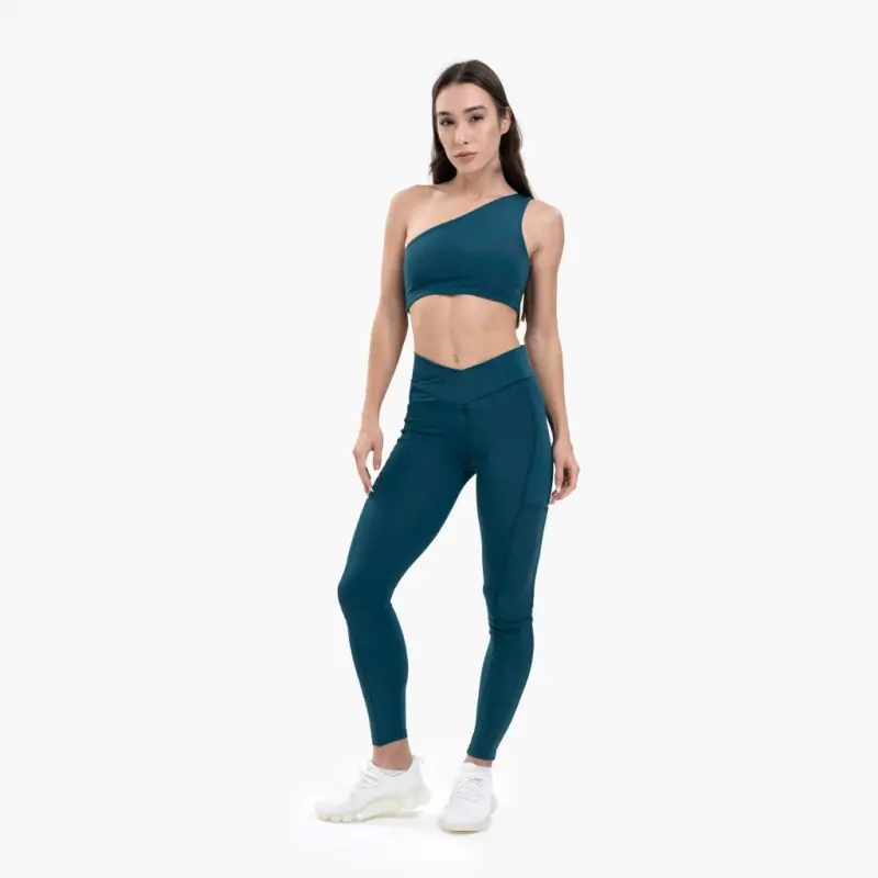 Women’s Leggings - PETROL - 8