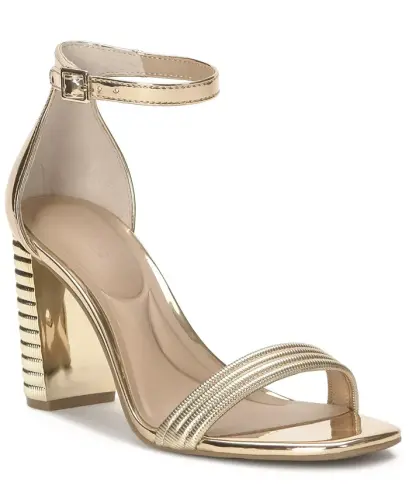 Women's Lexini Two-Piece Sandals, Created for Modazone - Gold 