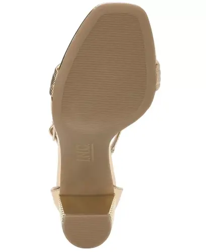 Women's Lexini Two-Piece Sandals, Created for Modazone - Gold - 5