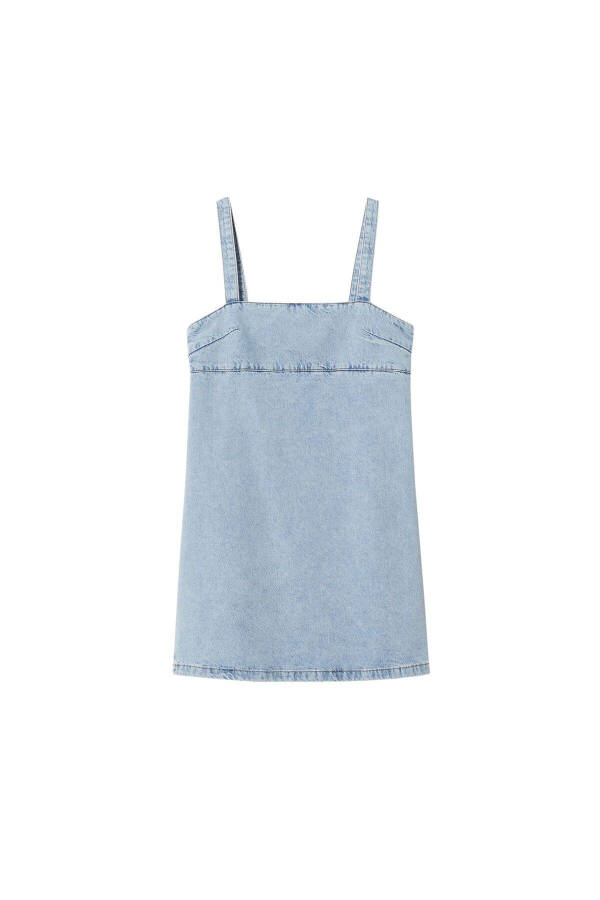 Women's Light Blue Dress - 4