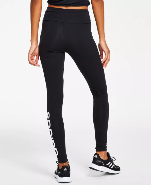 Women's Linear-Logo Full Length Leggings, XS-4X Black - 7