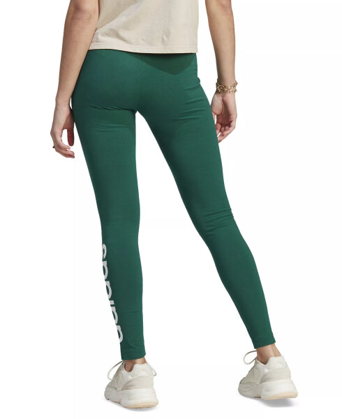 Women's Linear-Logo Full Length Leggings, XS-4X Dark Green - 2