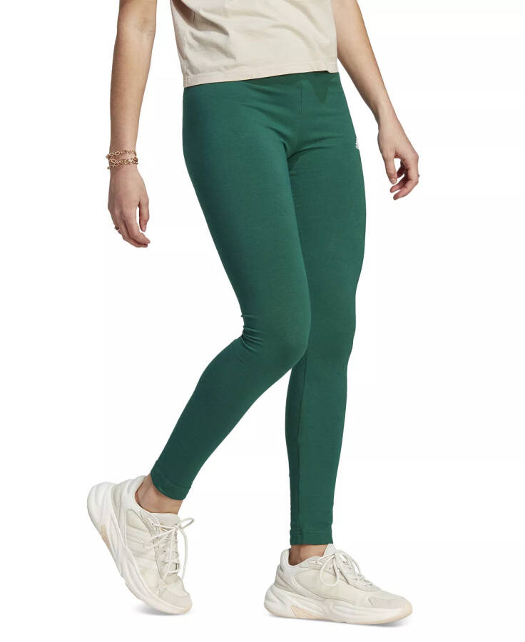 Women's Linear-Logo Full Length Leggings, XS-4X Dark Green - 3