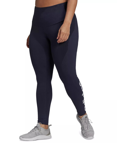 Women's Linear-Logo Full Length Leggings, XS-4X Legend Ink/white - 4