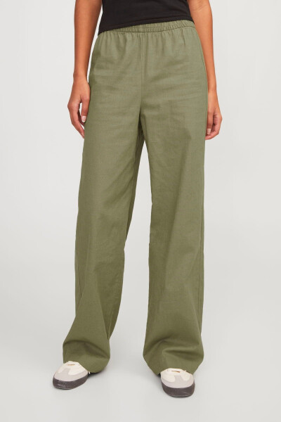 Women's Linen Pants - Poppy - 8