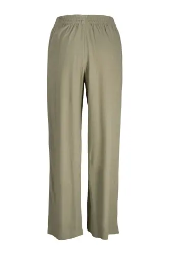 Women's Linen Pants - Poppy-Dusty Olive - 6