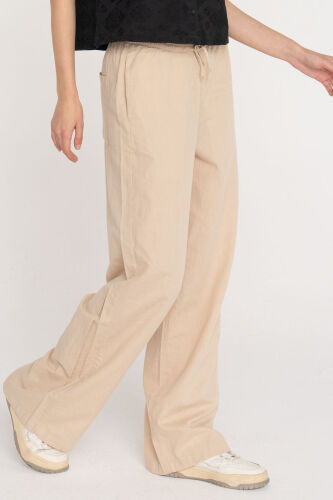 Women's Linen Pants, Relaxed Fit - Flora - 4
