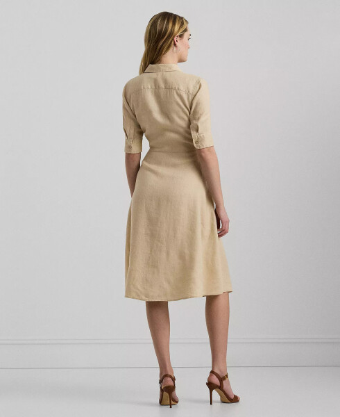 Women's Linen Shirt Dress Explorer Sand - 2