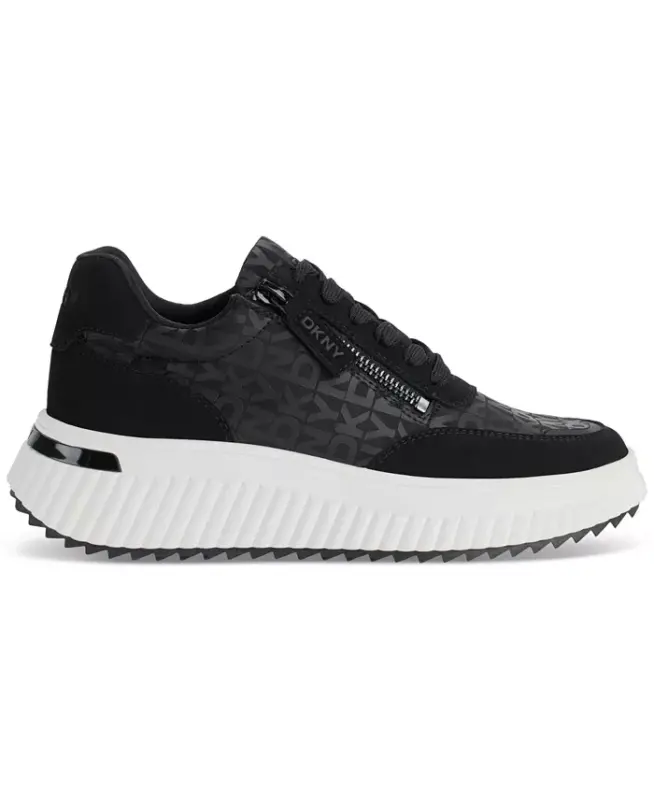 Women's Lissa Logo Platform Sneakers - Black Logo - 2