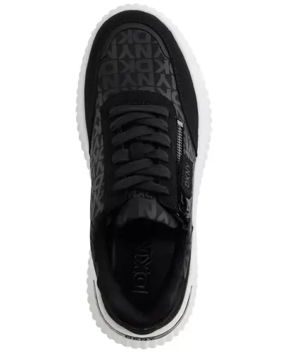 Women's Lissa Logo Platform Sneakers - Black Logo - 4