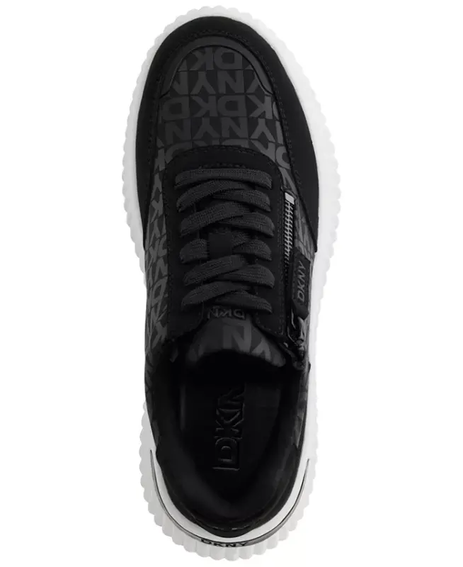 Women's Lissa Logo Platform Sneakers - Black Logo - 4