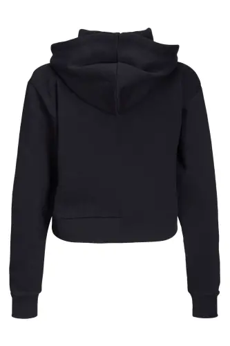 Women's Logo Hoodie Sweatshirt - Abbie-Black - 5